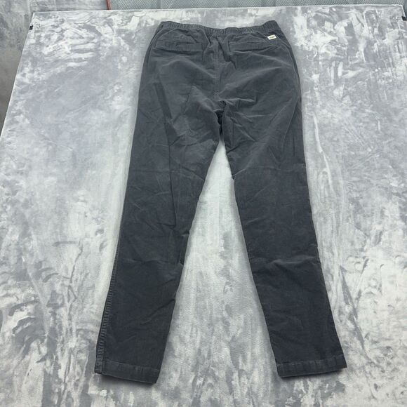 Vuori Optimist Corduroy Pant Mens Size M Charcoal Gray Athleisure Beach Hiking